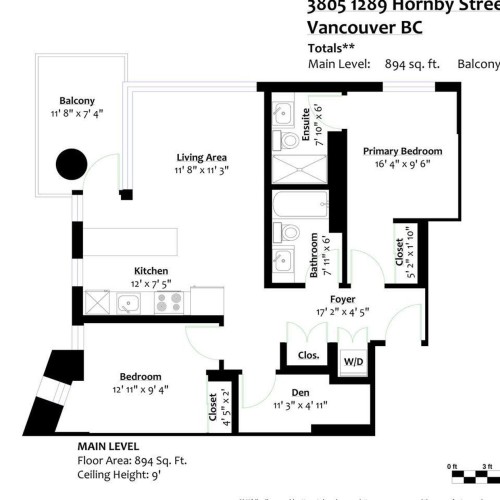 Photo 31 at 3805 - 1289 Hornby Street, Downtown VW, Vancouver West
