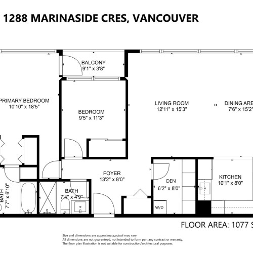 Photo 23 at 906 - 1288 Marinaside Crescent, Yaletown, Vancouver West