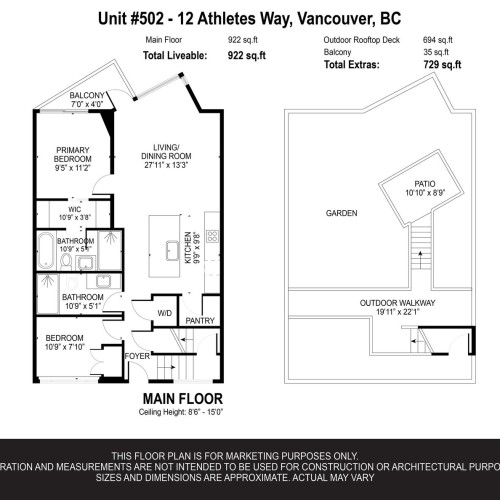 Photo 2 at 502 - 12 Athletes Way, Olympic Village (False Creek), Vancouver West